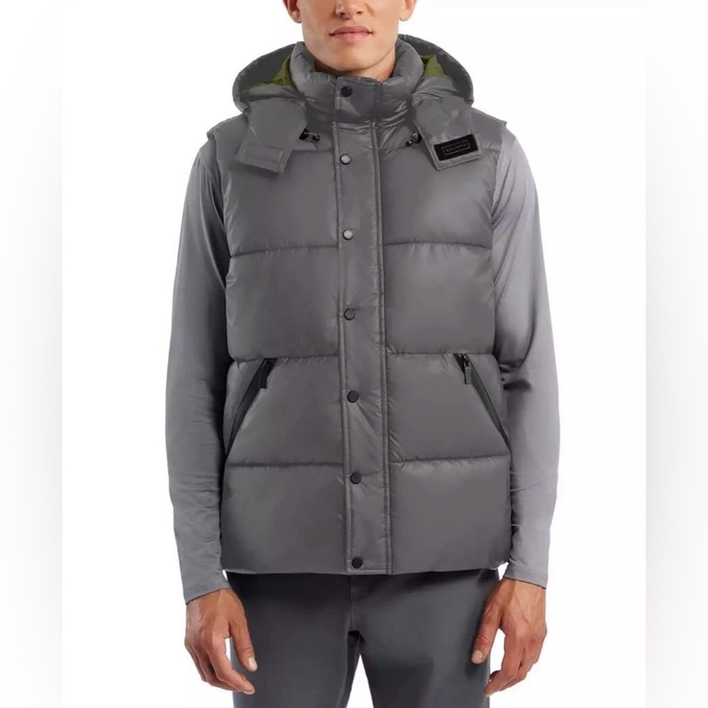 HUNTER Heavyweight CHISWELL Hooded Insulated Puffer VEST Mens SMALL NEW